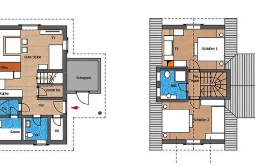 Torfhaus House | Semi-detached houses, turf house