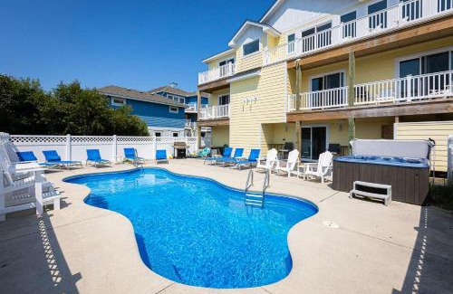 Whalehead Beach House | Semi-Oceanfront Retreat with Pool Theater Elevator