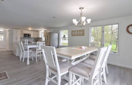 Seneca Falls House | Serene Cayuga Lakefront Home on Wine Trail, Boat Dock & Fire Pit