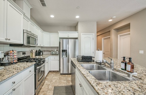 Raisin House | Serene Home with Game Room and Workspace