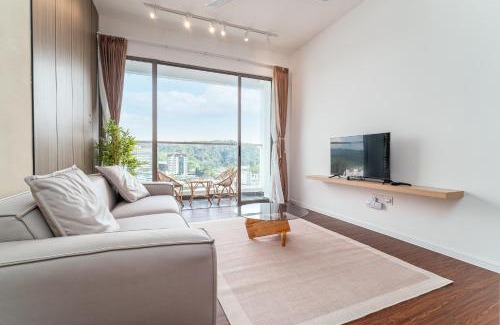 Brinchang Apartment | Serene Japandi Family Retreat 2-7pax &Sunrise View