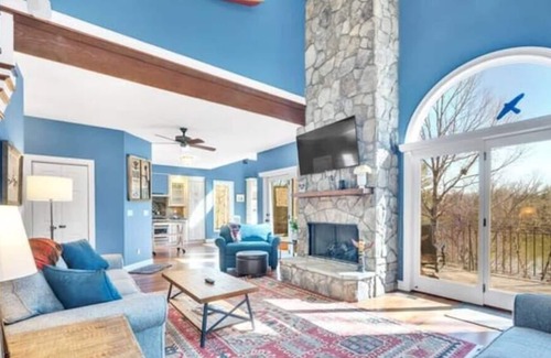 Mill Spring House | Serene Lakeside Escape with Hot Tub & Fire Pit