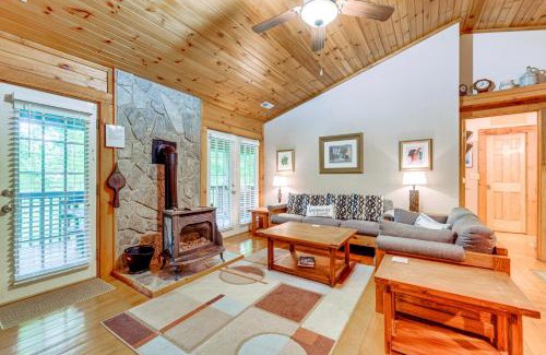 Maggie Valley House | Serene Maggie Valley Retreat with Deck and Hot Tub!