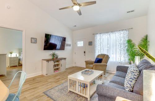 Yaupon Beach House | Serene Oak Island Home with Private Saltwater Pool!