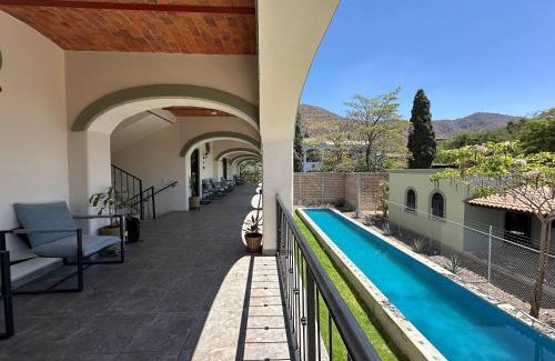 Ajijic Apartment | Serene Oasis Studio - Outdoor Salt Water Pool