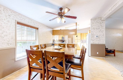 Bremerton House | Serene & secluded home with a large yard, deck, grill, jetted tub, W/D, and AC