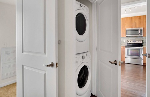 Uptown Apartment | Serene Uptown 1BR w/ W/D, Gym & Pool, walk to RiNo bars, by Blueground