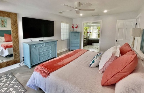 Vanderbilt Beach House | Serenity on the Sea-Luxurious water front sunny south facing home w/heated pool!