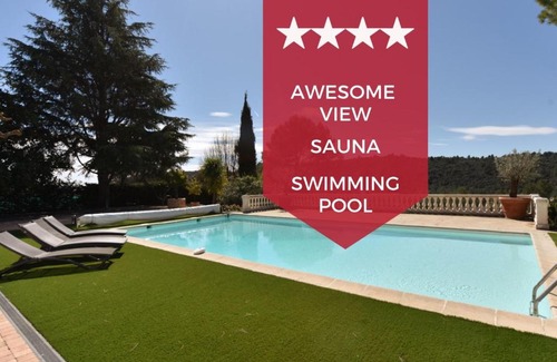 Biot Villa | SERRENDY VALBONNE - Splendid villa with heated swimming pool & sauna!