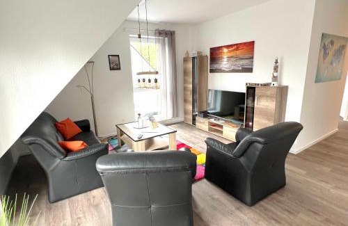 Papenburg Apartment | Serviced Apartment " Nautilus " Papenburg Großer Balkon Einbauküche Neubau 74 qm Free Wifi 2 Schlafzimmer