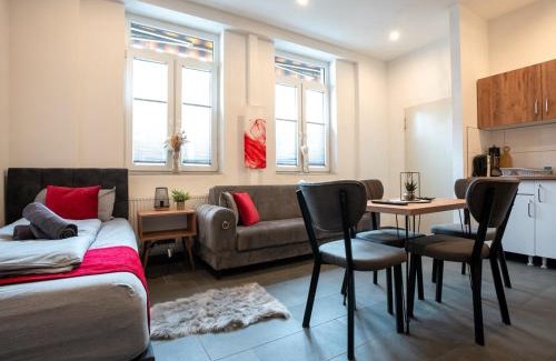 Hochlarmark Apartment | Serviceroom24 - Space in Recklinghausen Hoch WLAN - Smart-TV - 24-7 Check-in und Küche