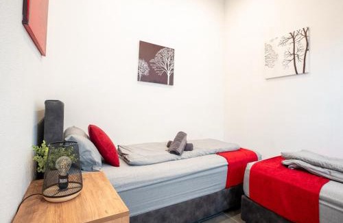 Hochlarmark Apartment | Serviceroom24 - Space in Recklinghausen Hoch WLAN - Smart-TV - 24-7 Check-in und Küche