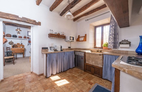 Buger Villa | SES PLANES - Ancient 16th century oil mill with a private pool and in a quiet area. Free W