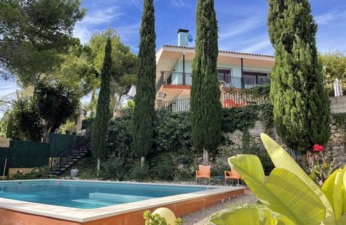 Montserrat Villa | Shared Villa with pool and spectacular views to Valencia and the Sea.