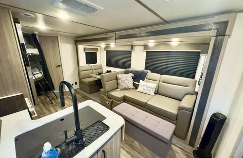 Albertville Resort | Shipwreck Cove Camper at Resort with Fishing and Inlatables