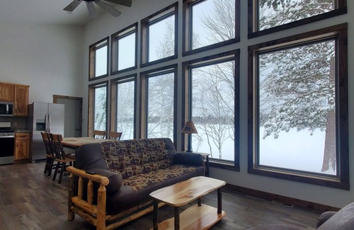 Phillips Cabin | Shore View Cabins- Cabin 1- lakefront vacation rental on the Phillips Chain