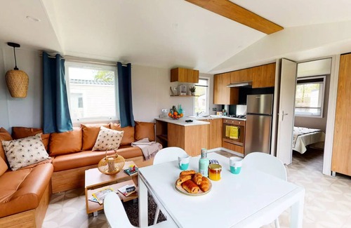 Coulanges House | Siblu – Domaine de Dugny * - Mobil home Wellness 3 hp Signature with air conditioning 8 people