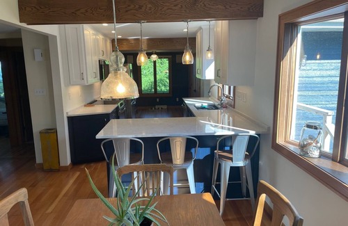 Wautoma House | Silver Lake Cottage - historic home - family fun, swim, boat, ski, fish, & relax