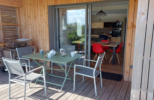Pleubian House | Single storey house with jacuzzi near the beach Wooden frame, 4 stars