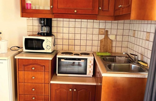 Chorafakia Apartment | Skandalis - Klio apartment with sea & pool view
