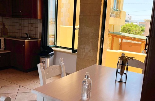 Chorafakia Apartment | Skandalis - Klio apartment with sea & pool view