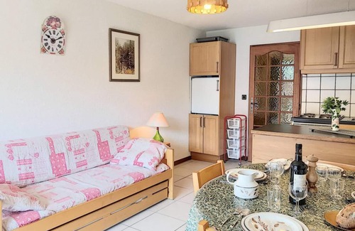 Saint-Martin-de-Belleville Apartment | Ski-in/ski-out & foot of the slopes, 3rd floor, view ski slopes, balcony, tv, ski locker, 44m²