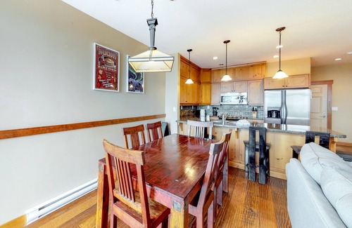 Big White Ski Resort Condo | Ski-in/out village center condo with private hot tub & mountain views