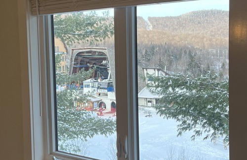 North Troy Condo | Ski in/Ski out - Best Location at Jay Peak! Steps to the trails!