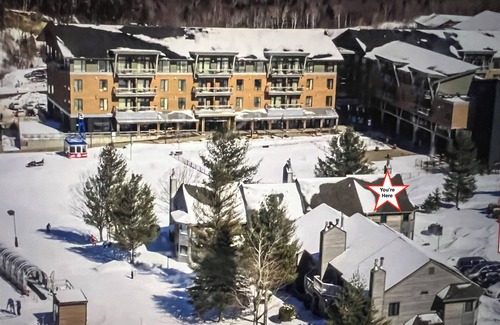 North Troy Condo | Ski in/Ski out - Best Location at Jay Peak! Steps to the trails!