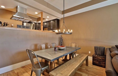 Ludlow Condo | Ski-In/Ski-Out Hike and Swim Okemo Luxury Rustic Condo