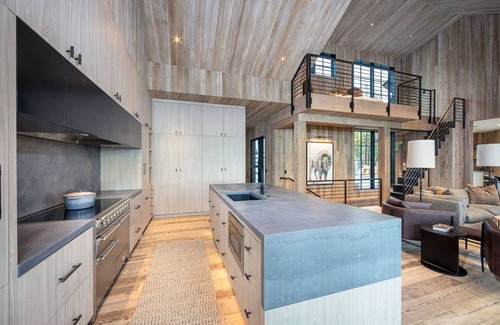Whitefish House | Ski-in/Ski-out Luxury House: Game Room, Lake View