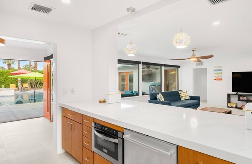 Tahquitz River Estates House | Sky Lounge - putting green, fire pit, pool/spa