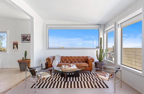 Joshua Tree House | Sky Ranch Noir Luxe Desert Compound with Pool Sauna Stargazing