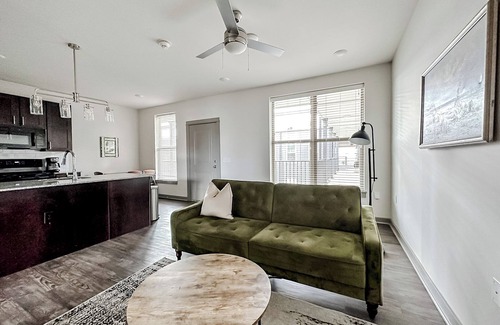 North Little Rock Apartment | Sleepover: Chic 1BD/1BA + Gym - Little Rock