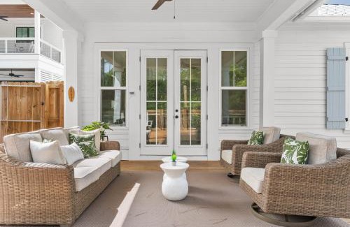 San Juan House | Sleeps 34 2 Homes Private Pools Firepit Golf Cart Walk to Beach Seagrove San Juan by AvantStay