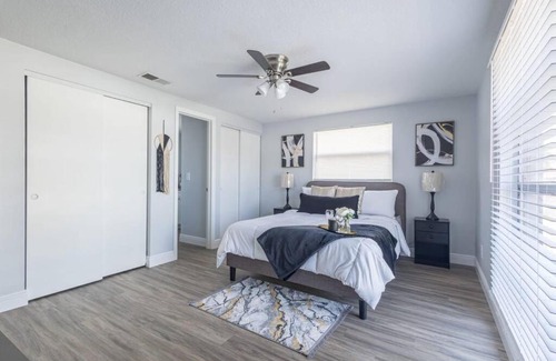 Bearss Plaza House | Sleeps 6 Hot Tub Newly Remodeled Fenced Yard