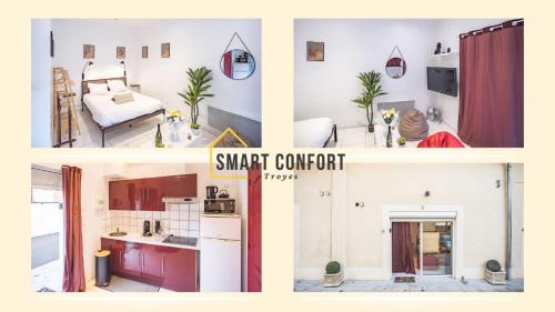 Troyes Apartment | Smart Confort 3 - Studio confort et stylé
