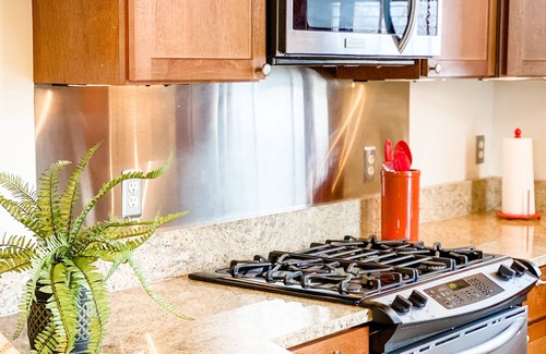 Traverse City Apartment | Smittys TC nVictorian Carriage House Meets Urban Loft nGranite, Maple, Stainless