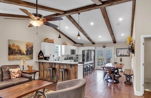 Bryson City House | Smoky Bear Lodge, Relax in this spacious lodge with good views and close to town
