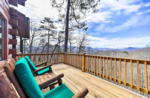 Bryson City House | Smoky Mountain Cabin Rental with Hot Tub and Fire Pit!