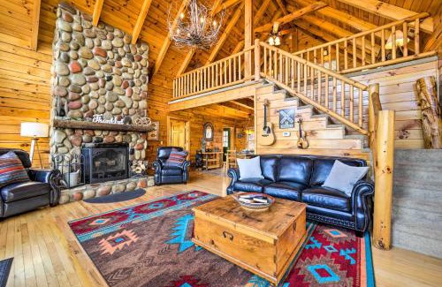 Bryson City House | Smoky Mountain Cabin Rental with Hot Tub and Fire Pit!
