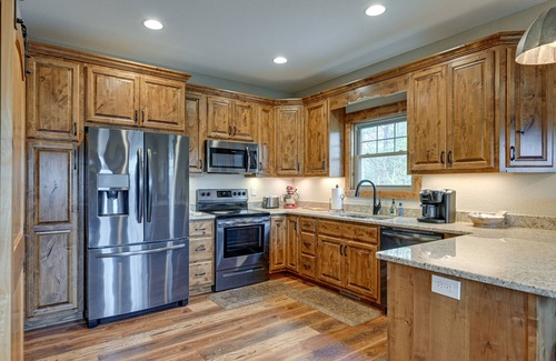 Andrews Cabin | Smoky Mountain Cabin Rental: Game Room, Fire Pit!