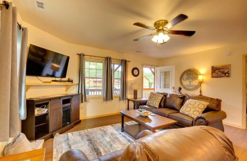 Cherokee House | Smoky Mountain Cabin with Hot Tub and River Views!