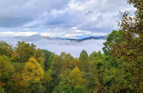 Bryson City House | Smoky Mountain Cabin with Hot Tub and Views!