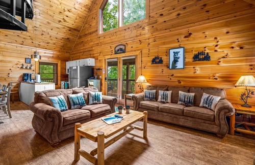 Sevierville Cabin | Smoky Mtn Cabin/Sleeps 8/Hot Tub/Pool Table