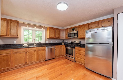 Swanton House | Smooth Sailing: Lakefront, Private Dock, Hot Tub, Grill, Fire Pit!