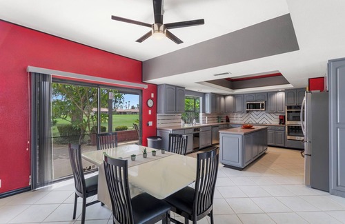 Bermuda Dunes House | Snowbirds Unite! Stunning 3-Bedroom Home on Golf Course with Private Pool & Spa