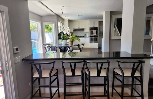 Carlsbad House | Soak in the sun with an outdoor entertainment area/pool/spa in relaxing Carlsbad