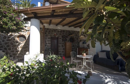 Lipari Apartment | Sol Ponente - fully equipped studio with sea, volcano & Etna views