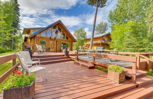 Funny River House | Soldotna Fishing Lodges with Dock on Kenai River!